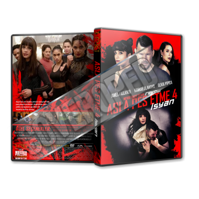 Never Back Down Revolt - 2021 Türkçe Dvd Cover Tasarımı